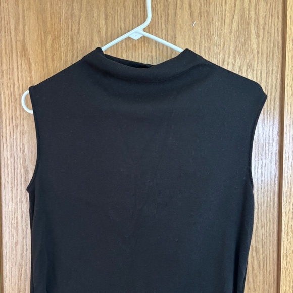 Old Navy Mock Neck Black Bodycon Maternity Dress Size Medium - Picture 3 of 6